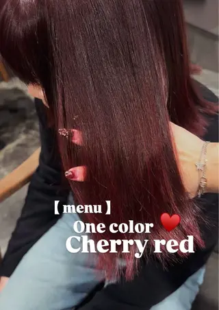 セミロング カラー 五味 亜有里のヘアスタイル