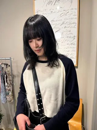 ミディアム muku所属・ボブ/パーマ /muku サリのヘアスタイル