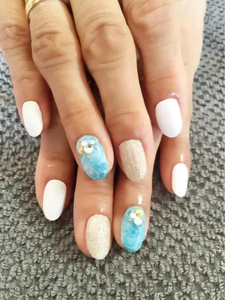 ネイル ツメトマツゲ .のネイルデザイン