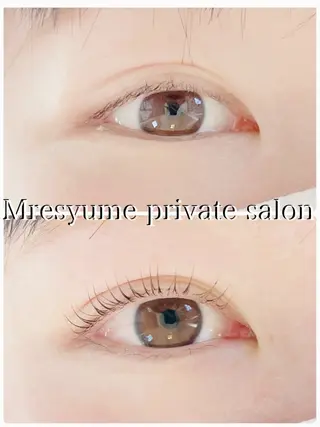 マツエク・マツパ Mresyume MAYUのマツエク・マツパデザイン