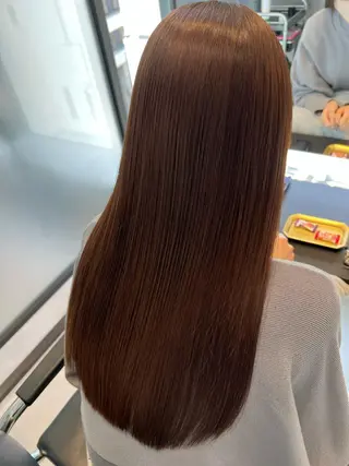 ロング 縮毛矯正　野口 恵のヘアスタイル