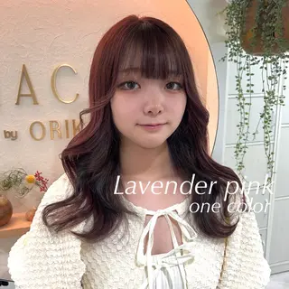 セミロング 韓国透明感カラー 🫧SHIHO🫧のヘアスタイル