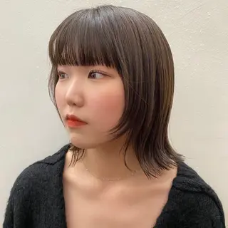 ミディアム カラー Paddle所属・似合わせレイヤー/ レイヤーパーマ/高倉のヘアスタイル