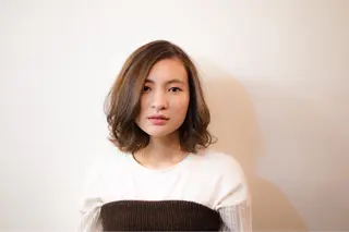 ミディアム カラー ツヤ美髪💐 髪質改善/高山愛来のヘアスタイル