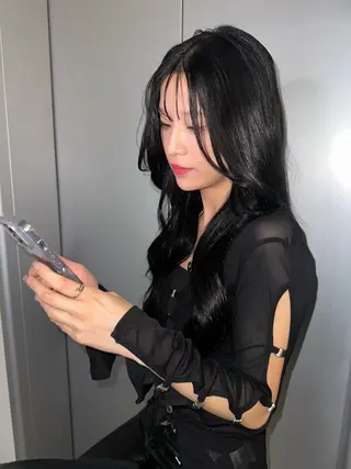 ロング カラー ワンホン🎀韓国ヘア 💞渋谷/GAKUのヘアスタイル