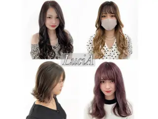 ロング カラー ヘアアレンジ LuciA/エクステ カラーのヘアスタイル