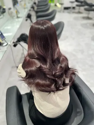 ロング カラー ヘアアレンジ ブリーチ無し透明感 🕊AZUSAのヘアスタイル