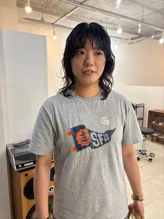 ミディアム パーマ NOUN所属・eri kinjoのヘアスタイル