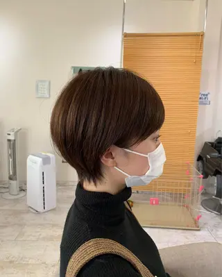 ショート 再現性ショートボブ 木又克美のヘアスタイル