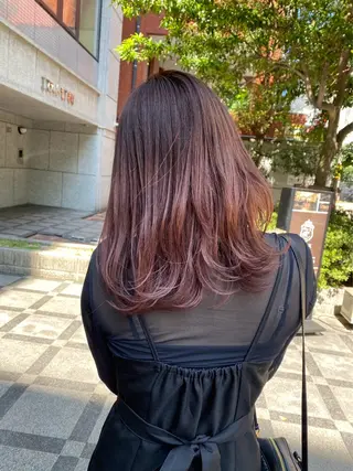 カラー 笠井 彩花のヘアスタイル