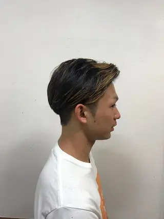 メンズ 柏メンズカットパーマ NO.1タイチのヘアスタイル