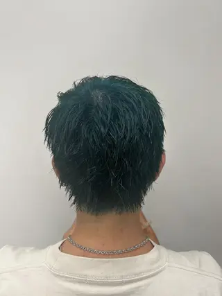 ショート カラー メンズ メンズ特化美容師👾 チカのヘアスタイル