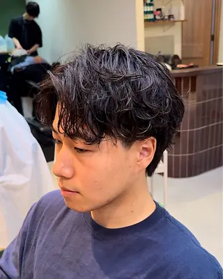 パーマ kota 【波巻き／シャドウ】のヘアスタイル