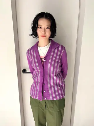 ミディアム パーマ 丹治 一輝ボブ/ショートのヘアスタイル