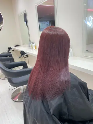 セミロング 🎀🫧透明感 ピンクラベンダー💟のヘアスタイル