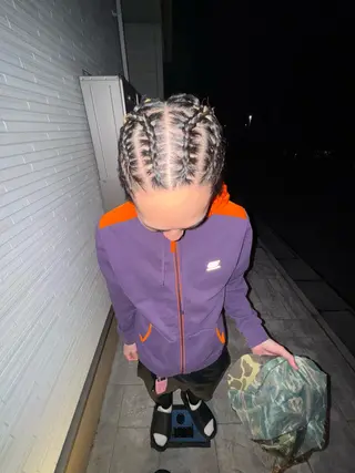 メンズ アンメリーアン所属・【姫路】羽エクステ/ ブリーチ/HINAのヘアスタイル