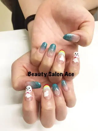 ネイル Beauty Salon Ace（ネイルサロン　エース）所属・池袋フィルイン Ace♡長さだしのネイルデザイン