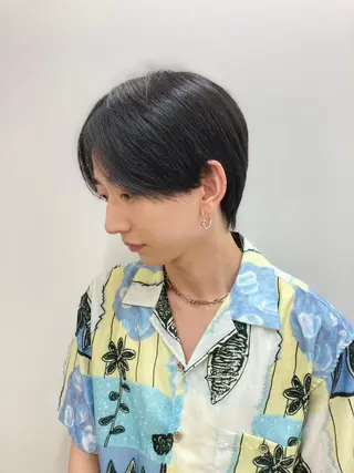 ショート メンズ CHELSEA  梅田所属・OKADA/メンズ /カット/眉/縮毛のヘアスタイル