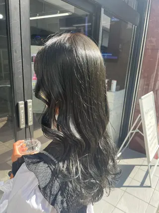 セミロング #韓国ハイトーン💓 TOWAのヘアスタイル