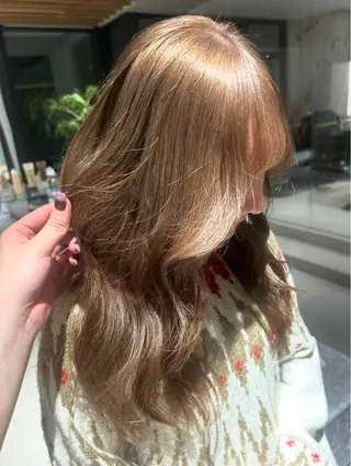 ロング 中村 果乃のヘアスタイル