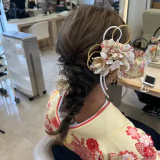 ヘアアレンジ 似合わせ.ﾍｱｾｯﾄ 得意🌹井上美沙のヘアスタイル