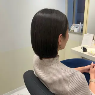 ショート カラー 半個室サロン/透明感 /艶髪♡岸上 温♡のヘアスタイル