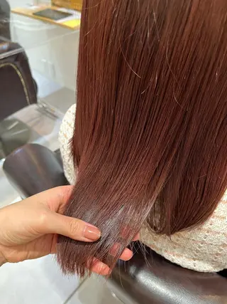 セミロング ツヤカラー🫧 Saeのヘアスタイル