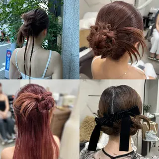 ヘアアレンジ 💎Code.💎 risa🪄のマツエク・マツパデザイン
