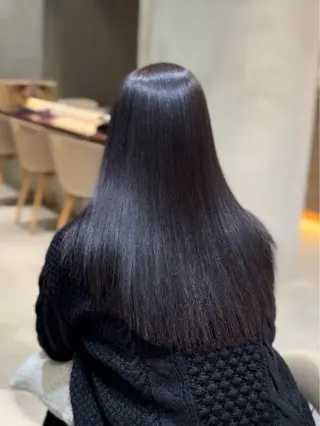 ロング 🦋美髪矯正、髪質 改善のプロ🦋アオイのヘアスタイル