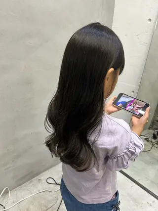 ロング muku所属・レディースカット モデル/ayunaのヘアスタイル