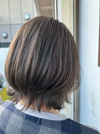 ミディアム カラー 美容室 Jフィドルファドル所属・わきた かずなのヘアスタイル