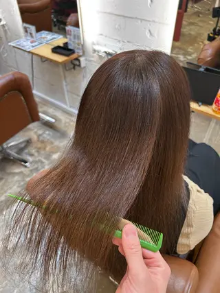 カラー AMBERGLEAM Hair&Cloth Yoga所属・Ryo☘縮毛矯正/ メンズ/ブリーチ/のヘアスタイル