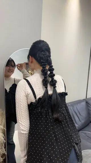 ロング カラー ヘアアレンジ "Daisy" Rio /大名・天神のヘアスタイル