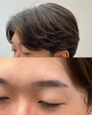 メンズ アイブロウ RIKU/似合わせ カット/パーマ🌱のヘアスタイル