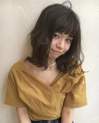 ミディアム nakahara madokaのヘアスタイル