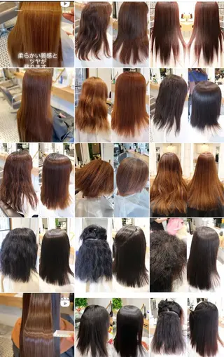 セミロング 艶髪美容室naty 元村貴裕のヘアスタイル