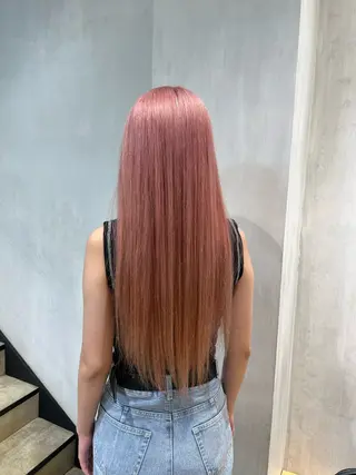 ロング カラー レイヤーカットモデル irohaのヘアスタイル