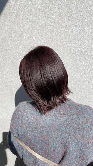 ミディアム カラー ヘアセット⌇艶カラー 🫧⌇Nanahoのヘアスタイル