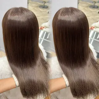 ロング カラー 大久保 凜香のヘアスタイル