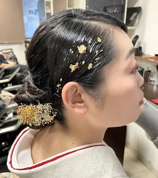 ロング ヘアアレンジ 大槻 百合子のヘアスタイル