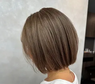 ショート カラー ルネ所属・ショートヘア 縮毛矯正/福田梢のヘアスタイル