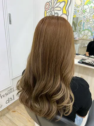 ロング カラー 二宮 光広のヘアスタイル