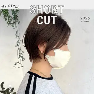 ショート カラー 京都大人女性ショート 徒歩1分/秋山のヘアスタイル