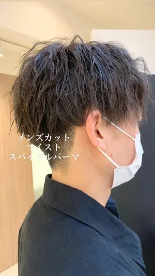 ショート パーマ 似合わせカラー/艶 髪質改善/ヨシザキのヘアスタイル