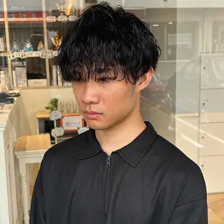 ショート パーマ カット/カラー/ パーマ新居見奈央のヘアスタイル