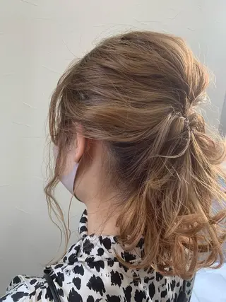 セミロング 田辺 貞和のヘアスタイル