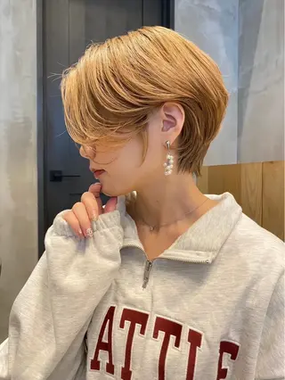 ショート ANFINI所属・さくら/縮毛矯正 カラー/カット✂️のヘアスタイル