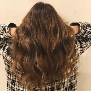 ロング カラー hair make addict (ヘアーメイク アディクト)所属・addict⭐️ 江川　颯也💎のヘアスタイル