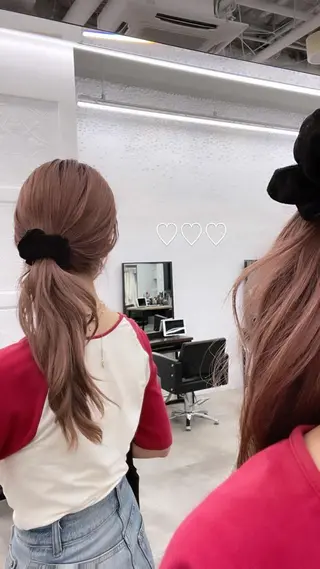 ロング カラー ヘアアレンジ 【柔らか透明感✨/ 似合せ前髪】大石葉月のヘアスタイル