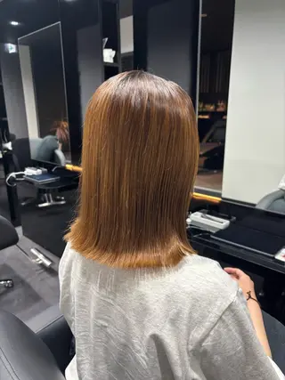 ミディアム 福島 菜摘のヘアスタイル